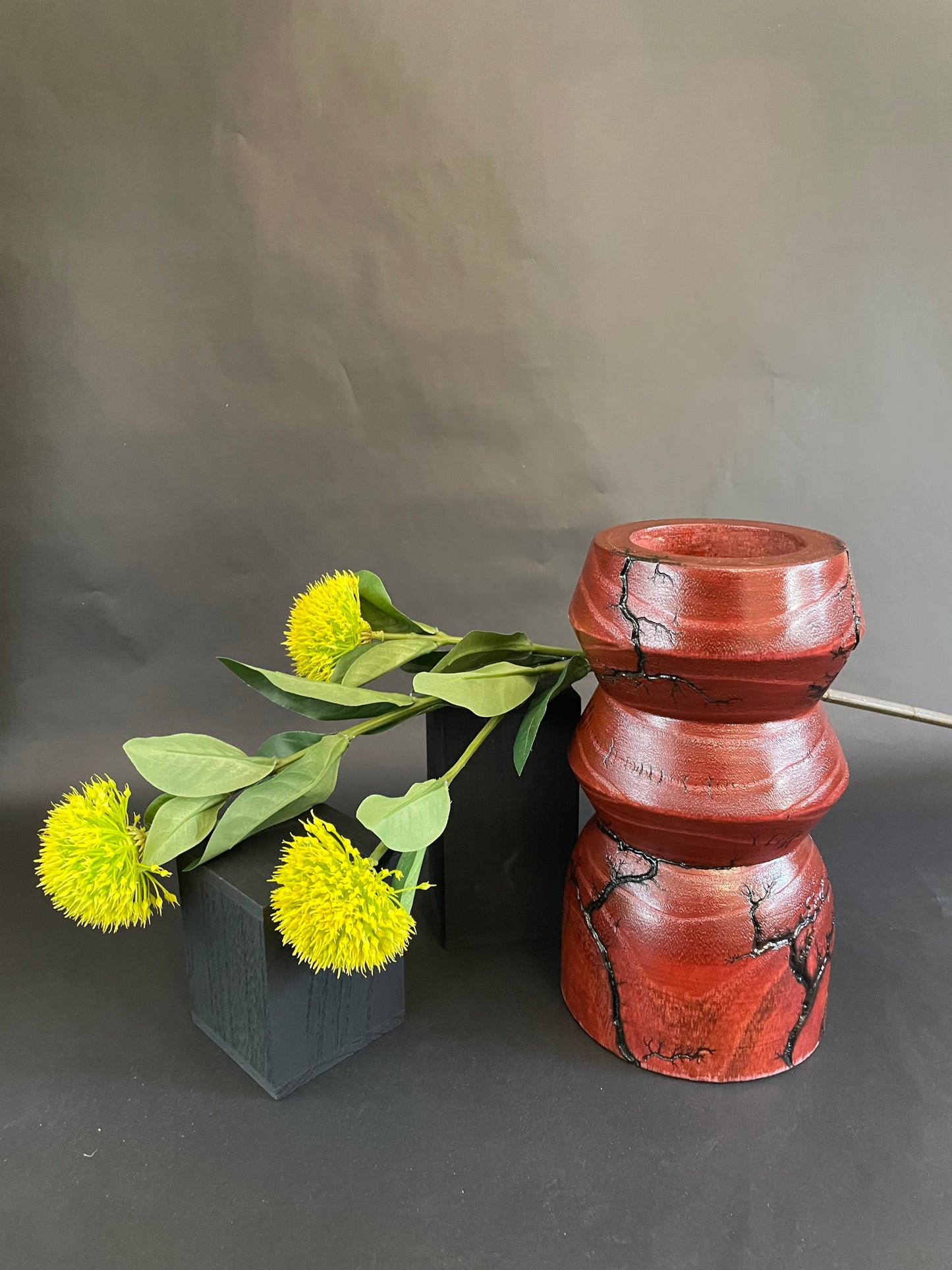 10" Accordion Vase