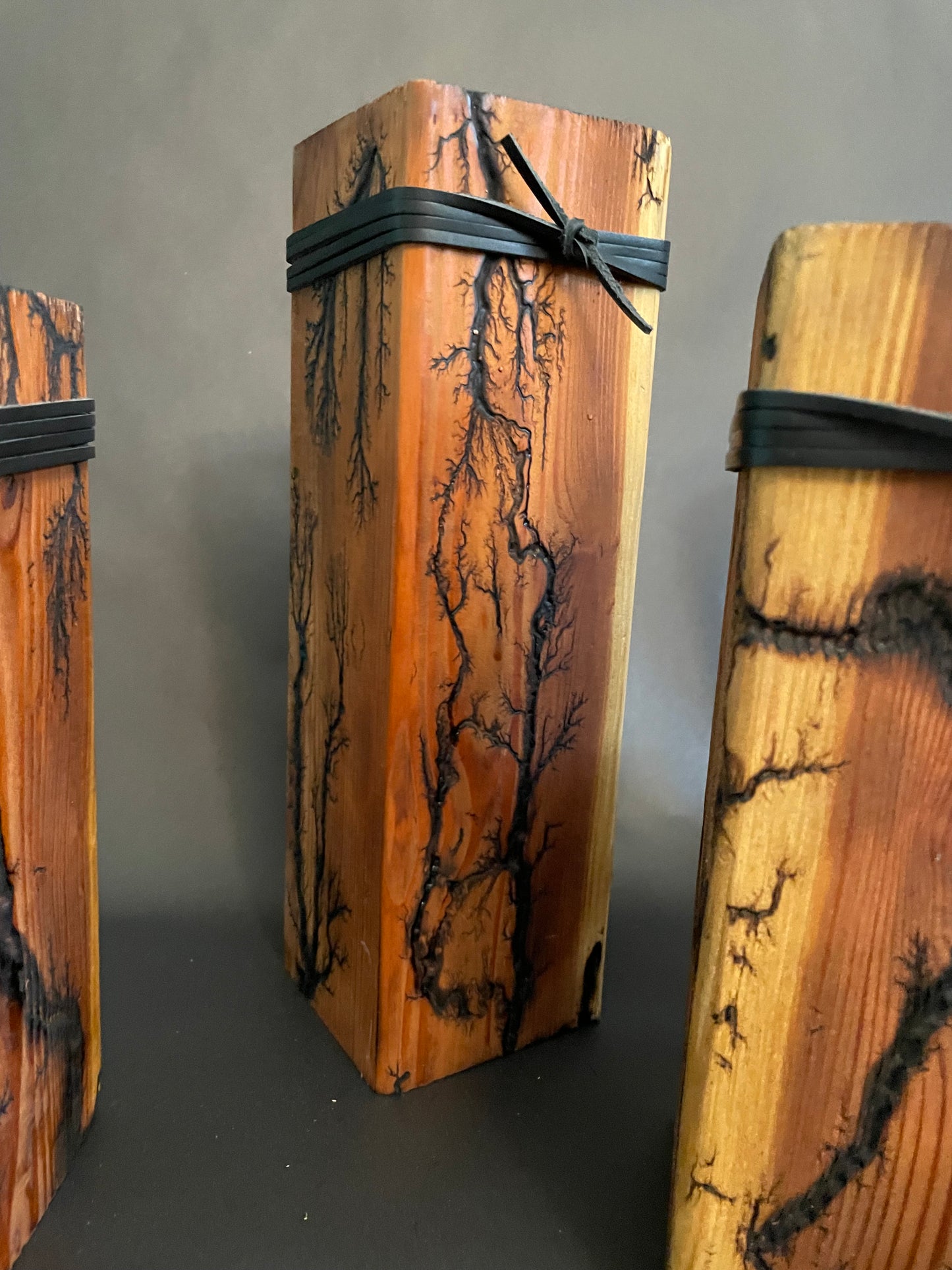 Rustic Block Candleholders