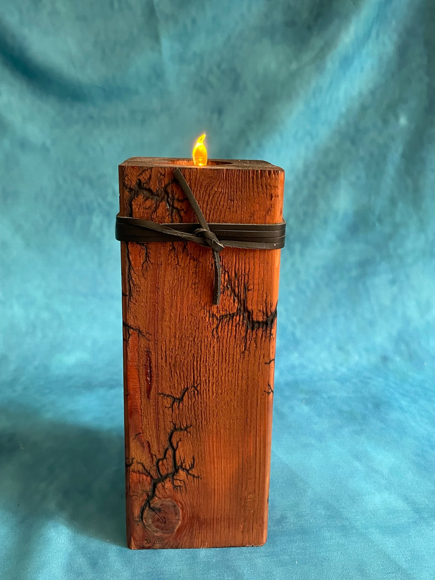 Rustic Block Candleholders