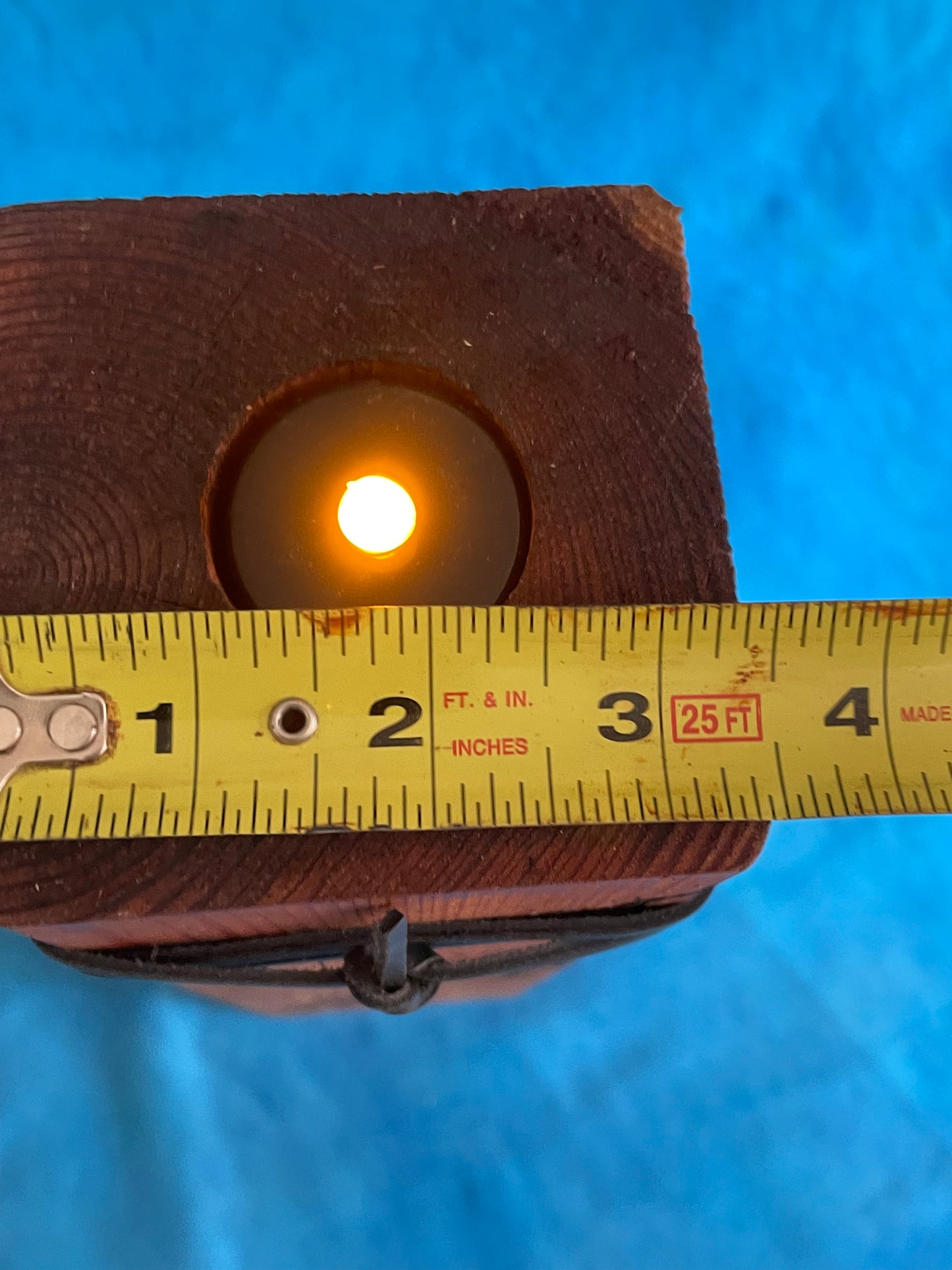 Rustic Block Candleholders